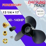 머큐리 선박용 선외 프로펠러, 알루미늄 합금, 40 60 75 90 100 115 HP 액세서리, 48-77344A45, 13 × 17 : 강산상사