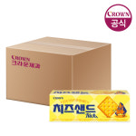 크라운 공식 치즈샌드 리치 45gx24개 : 크라운제과 공식몰