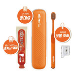 오스템 프리미엄 양치 키트 휴대용 여행용 칫솔 세트 충치케어 불소 치약 치과칫솔 : 투데이샵