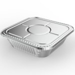 뚜껑이 있는 WA O 20팩 호일 팬 8X 8인치 일회용 알루미늄 주석 베이킹 케이 케이크 빵 브라우니 미트로프 라자냐를 위한 식사 준비 : 더피골디투