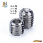 호환 10 개/ 2  -56 4  -40  5  -40  6  -32xL1/4 1/8 3/16 5/16 UNC 스테인리스 스틸 나사 4  -40 그럽 나사 육각 소켓 헤드 고정 나 : 영태23