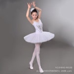 발레복 발레 의상 연습 용품 스커트 무용복 타이즈 연습용 검은 색 S 성인 백조 공연복 : 라딕집