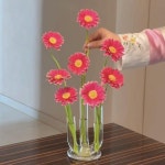 예술적인 굽은 유리 꽃병 장식품 구경 용기 거실 꽃꽂이용 러스틱 스타일 홈 데코 : bb market