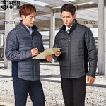 티뷰크 TB-371 TB-372 나이론 혼방 카치온 패딩 점퍼 겨울 작업복 근무복 점퍼 : 워크핏유니폼