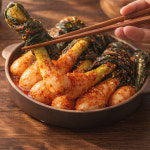 국내산 전라도 무안 양파줄기 김치 2kg 당일제조 별미김치 : 이츠앤제이