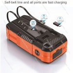 야외 태양열 휴대용 전원 은행 40000mah 초대형 용량 핸드 발전 전원 은행 A : 베르너2