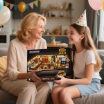 인순 시티 스트리트 피자 레스토랑 건물 세트 조명, 레트로 피자 밴이 있는 1098PCS 피자집 건축 모델, 성인 청소년 소년 소녀를 위한 홈 데코... 