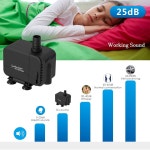 조용한 재배용 야외 물 코이 피쉬 213/400/800GPH 가능한 조절 수경 폭포 탱크 수족관 9/22/45W 케어프리 분수 조각상 213Gph/9W : 팔.뜩.이