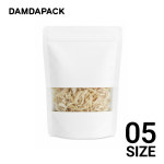 지퍼스탠드 파우치 투명창 100매 식품 소분용 스탠딩지퍼백 (13x20cm 외 4종) : 담다팩-식품포장 파우치