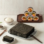 세원씨엔푸드 두번 구워 더 맛있는 김밥용 김 (100매입) : 세원씨엔푸드 정성담김
