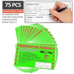 불법 주차 위반 스티커 차량 창문용 견인 경고 개인 스티커를 제거하기 어려운 여러 가지 이유(75개) 25 : 트렌드 포트 917