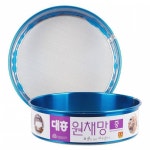 국산 스텐 원형 채망 조리 베이킹 밀가루 체망 채반 거름망 24cm : 데이비온