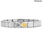 노미네이션 컴포저블 클래식 18K 골드 / 실버 팔찌 [행운파워] : 체리팝