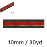 칠탸 크리스마스 리본 구츄리 롤리본 폭 10mm : 칠타상점