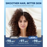 LUXEAR 2팩 쿨링 베개 커버, 모발과 피부를 보호하는 아크-칠 Q-Max 0.5 쿨 양면 디자인 세탁기 세탁 가능 히든 지퍼 커버 (20x26인치)-그레이... 