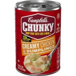 캠벨 u2019s 수프, 크리미 치킨 앤 만두 수프, 16.3온스 16.3 Ounce (Pack of 1) : 달링딜