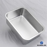 광장 304 스테인레스 스틸 원형 구멍 직사각형 야채 과일 세척 주방기구 소쿠리 싱크 바구니 : 관악소소온