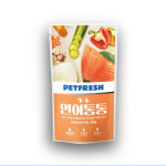 펫프레시 연어통통 눈물자국 저알러지 든든한끼 연어 강아지 고양이 노견 습식사료 : 펫프레시