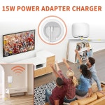 GOOGLE WIFI AC2200 NEST 15W 라우터 G1015 호환됨 8피트 초장 : 트렌딕스튜디오