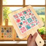원목 냄비받침대 만들기 키트 타일 받침 노인 취미 중학생 고등학생 프로그램 diy 1번 : 상상하랑