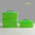 미라클 프레시존 신선 보관용기 그린박스 락3호 (소) 1.8L : 코대앤데코