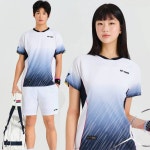 요넥스 261TS013M/014F 배드민턴 경기복 반팔 티셔츠 남자 여자 : 와이제이요넥스