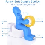 투투 화장실 접착 테이프 홀더 종이 클립 자기 미니 싱크 수도꼭지 책상 정리 사무실 선물 H0515 : 플로우마켓샵