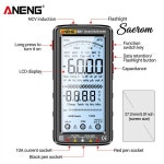 ANENG 681 충전식 디지털 멀티미터 전문가용 AC 전압 테스터 비접촉식 LCD 화면 : 합성산업
