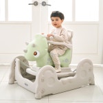 반디  트리케라 듀얼세이프 번지카 공룡 스프링카 무소음 붕붕카 세트 파스텔그린 : 주식회사 반디