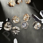 PASELLY 미니정교브로치 세련된미니정장핀 스몰 세트 크리스탈 : 싹다파라요맨