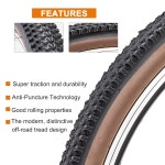 교체용 자전거 타이어 - 66CMX4.9CM(26인치X1.95인치), 79.5CMX5.3 BLACK-26X1.95 : 유니크바잉몰