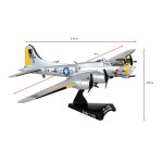 다론 보잉 B-17 플라잉 포트리스 B-17G 다이캐스트 모델 u2013 1 155 스케일 제2차 세계대전 중폭격기 복제품, 디스플레이 스탠드... 