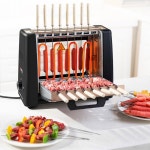 장샤오추 무연 꼬치구이 전기 바베큐 오븐 가정용 기계 휴대용 실내 전자동 회전 1 강샤오추 업그레이드 노브 밍표준품 실리콘오 : 쏘심플15