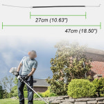 HT70 FS85 FS75 HT75 교체 부품용 스로틀 제어 케이블은 41371801107 4137 180 1107 모델 설치 : 유니크선