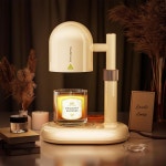 타이머 높이 조절 가능한 화염 없는 아로마 테라피 왁스 멜터, 쿨터치 안전한 야간 조명으로 가정 분위기를 연출할 수 있는 sowoylien 캔들... 