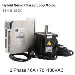 디지털 디스플레이 폐쇄 루프 스텝퍼 모터 드라이버 세트, 혼합 서보 브레이크 70 ~ 130vac 6.0 A, 2 상 Nema34 : 신정종합상사S19