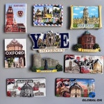 캠브리지 옥스포드 대학 랜드마크 빌딩 영국 여행 기념 선물 손으로 그린   자석 냉장고 홈 인테리어 : 선운소소온