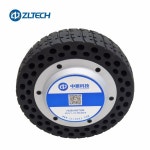 신모델 ZLTECH 신형 고무 플랫 타이어 IP65 8인치 24V 6N.m 350W 6A 내장형 4096선 엔코더 휠 로봇 AGV 허브 서보 모터 : 신정종합상사S19