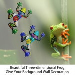 JOHN STUDIO 2PCS 금속 개구리 장식 야외 정원 걸이 예술 조형물 주방 욕실과 수영장을 위한 오션 테마 Frog 2PCS : 디요마켓