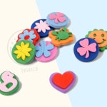 대뿌마 창의력팡팡스탬프 유치원미술교구 손가락도장놀이 다용도 EVA : 대나무뿌리마켓