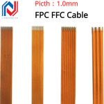 FPC FFC 케이블 PCB 와이어 커넥터 1.0mm 피치 3 4 5 6 7 8 9 10 12 16 18 20 22 24 30 36 40 핀 로트당 1 개 : golden101