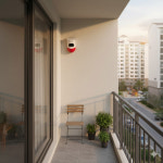 시캠 태양광 알람 경보기 경광등 PIR센서 감지기 AL-80 불빛 위험 군사지역 접근 경고 : 윈텍 씨캠