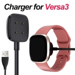 Fitbit Sense/Sense 2/Versa 3 충전기 USB 스마트 워치 케이블 교체용 3.3ft : 신김물류