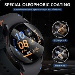 삼성 갤럭시 워치 8 7 6 5 프로 4 40/44/42/46/47mm 울트라 클래식 화면 보호기용 AR 반사 방지 유리 : 씨티라나55