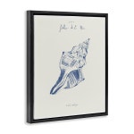 디자인 25배로 쉘 월 캔버스 프레임 라 채움 31배, 콘치 메르 인더스트리, 스투펠 드 플로터 블랙 1배, 아트 : 6센스마켓