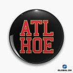 Atl Hoe 레드 네온 소프트 단추 핀 모자 배지 옷깃 금속 재미있는 장식 선물 여성 만화 브로치 칼라 패션 애호가 : 내연소소온