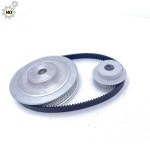 AllTools 20T 80T HTD 타이밍 풀리 감속비 폭 10 키트 15 1 세트 동기 4 벨트 : All-Tools