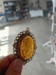 45% 앤틱 까메오 글라스 인탈리오 팬던트/1900년 : 시노쓰컴퍼니