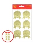 헤이지 C0115 세모네모 스티커이야기 상 금지 SS 802 개 1개입 수료스티커 상장스티커 금색상장스티커 : 헤이지01