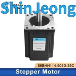 품질보장 납품전문 CNC 조각 밀링 공구용 2 상 스텝퍼 모터, 높은 토크 86BHH114-504D-35C, 8Nm 5A, 4 리드 Nema 34 서보 : 신정종합상사S19